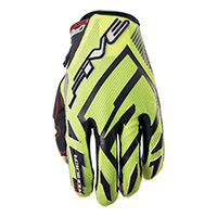 Gants Five Mxf Prorider S Jaune Fluo