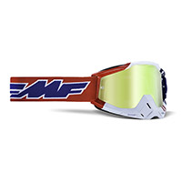 FMF Powerbomb Goggle US OF A dorado espejado