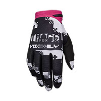 Fox 180 Digi Image Gloves Black Pink