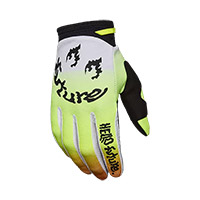 Fox 180 Hello Future Gloves White Yellow