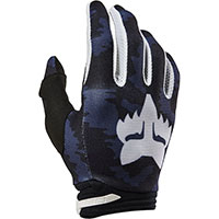 Guantes Fox 180 Nuklr cobalto profundo