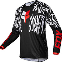 Camiseta Fox 180 Peril negro rojo