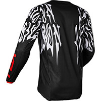 Maillot Fox 180 Peril noir rouge - 3