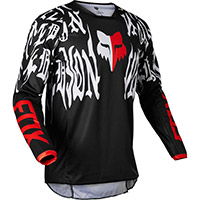 Maillot Fox 180 Peril noir rouge