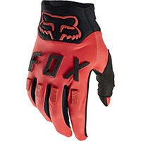 Gants Fox Defend Wind Off Road orange flame