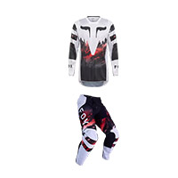 Fox 180 Kairos Combo weiß rot fluo