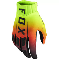 Fox FlexairSkarzLE手袋黄色いfluo