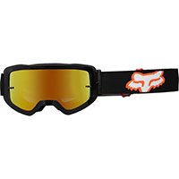 Maschera Fox Main Stray Spark Arancio Bianco