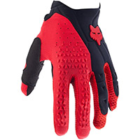 Guantes Fox Pawtector 24 negro rojo