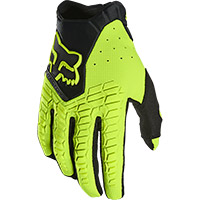 Fox Pawtector Gloves Yellow Fluo