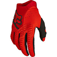 Fox Pawtector Gloves Red Fluo