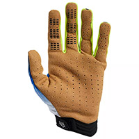 Guantes Fox Pro Circuit Foyl negro blanco azul