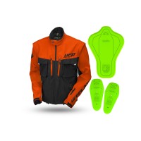 Chaqueta Enduro Ufo Taiga Protectora Naranja