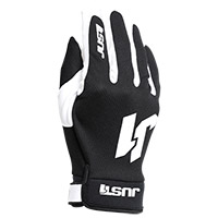 Just-1 J Flex Gloves Black White
