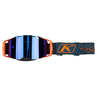 Klim Edge Hex Striking Petrol Smoke azul espejado