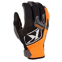 Guantes Klim Impact strike naranja