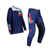 Leatt 3.5 Ride Kit 2022 Kid Combo Blue Kid