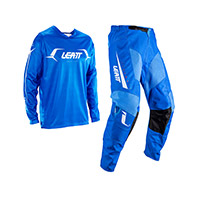 Completo Leatt Ride Kit Moto 3.5 Blu