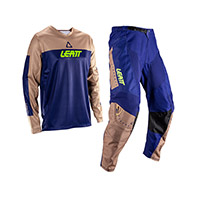 Completo Leatt Ride Kit Moto 3.5 Marrone