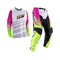 Completo Leatt Ride Kit Moto 3.5 Rosa