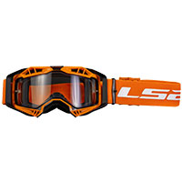 Ls2 Aura Goggle Black Orange
