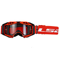 Ls2 Aura Goggle Black Red