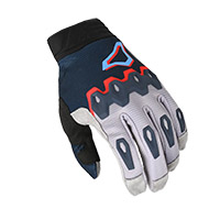 Guantes Macna Chameleon-1 Mx azul rojo