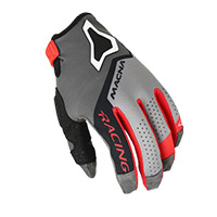Macna Heat-1 Mx Gloves Grey Red