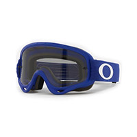Maschera Oakley O Frame Mx Moto Blu Lente Grigio