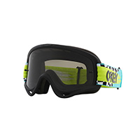Masque Oakley O Frame Mx Teal Checks Gris