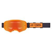 Maschera O Neal B-22 Core nero arancio rosso