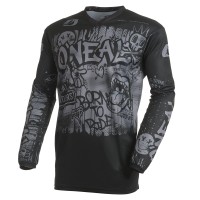 Maillot O'Neal Element Rancid noir gris