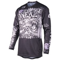 Camiseta O'Neal Element Youth Rancid negro gris