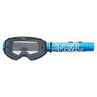 Maschera O Neal B-10 Striped V.26 Blu