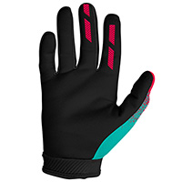 Guantes Seven MX Annex 7 DOT rojo fluo azul - 2