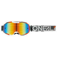O Neal B-10 Duplex V.24 Mirror Bianco Rosso