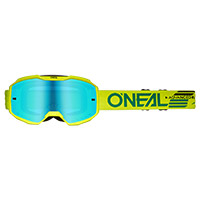 O Neal B-10 Solid V.24 Mirror Goggle Yellow Blue