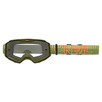 Maschera O Neal B-10 Striped V.26 Verde