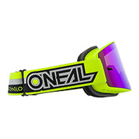 Maschera O Neal B-20 Proxy Giallo Lente Blu - img 2