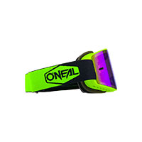 O Neal B-20 Plain Goggle Yellow Black Lens Blue - 2