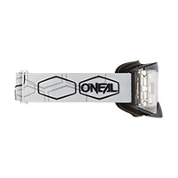 Maschera O Neal B-30 Roll Off Hexx V.22 Nero Bianco - img 2