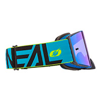 O Neal B-30 Bold Goggle Blue Yellow Lens Blue