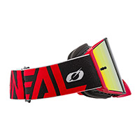 Gafa O Neal B-30 Bold rojo lente rojo