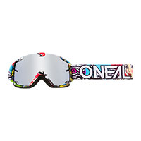 O Neal B-30 Youth Goggle Crank Lens Silver