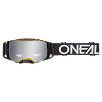 Maschera O Neal B-33 Hexa Oro Specchiato