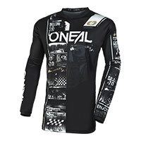 Maillot O Neal Element Attack V.23 Noir Blanc