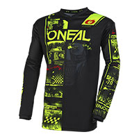 O Neal Element Attack V.23 Jersey Black Yellow