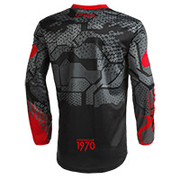 Camiseta O Neal Element Camo V.22 negro rojo