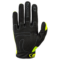 O Neal Element Gloves Yellow Black