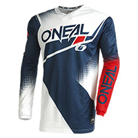 Maglia O Neal Element Racewear V.22 Blu Bianco